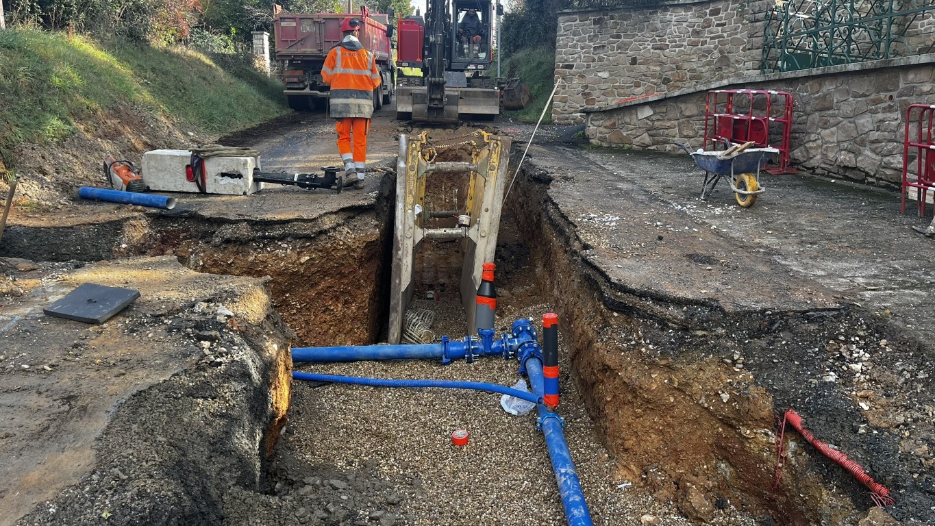 You are currently viewing Travaux d’assainissement et d’eau potable, Route de la Longagne à Lescure d’Albigeois (81)